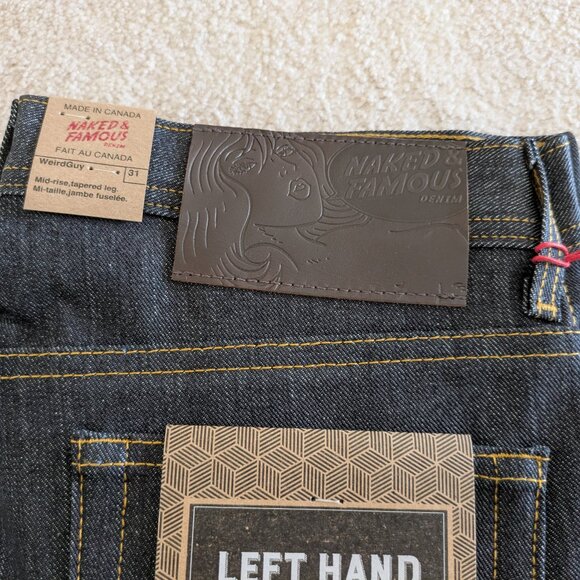 Naked and Famous Left Hand Twill Selvedge, Weird Guy 31 - Picture 2 of 10